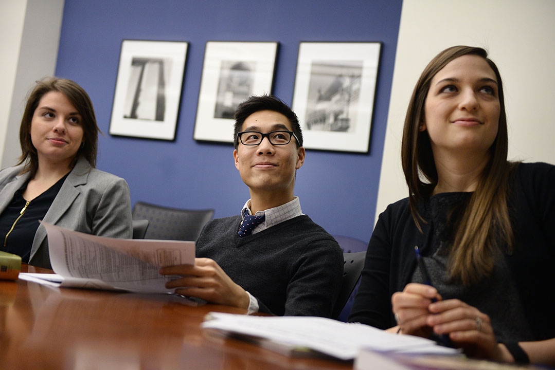 TSPPPA students listening in a classroom