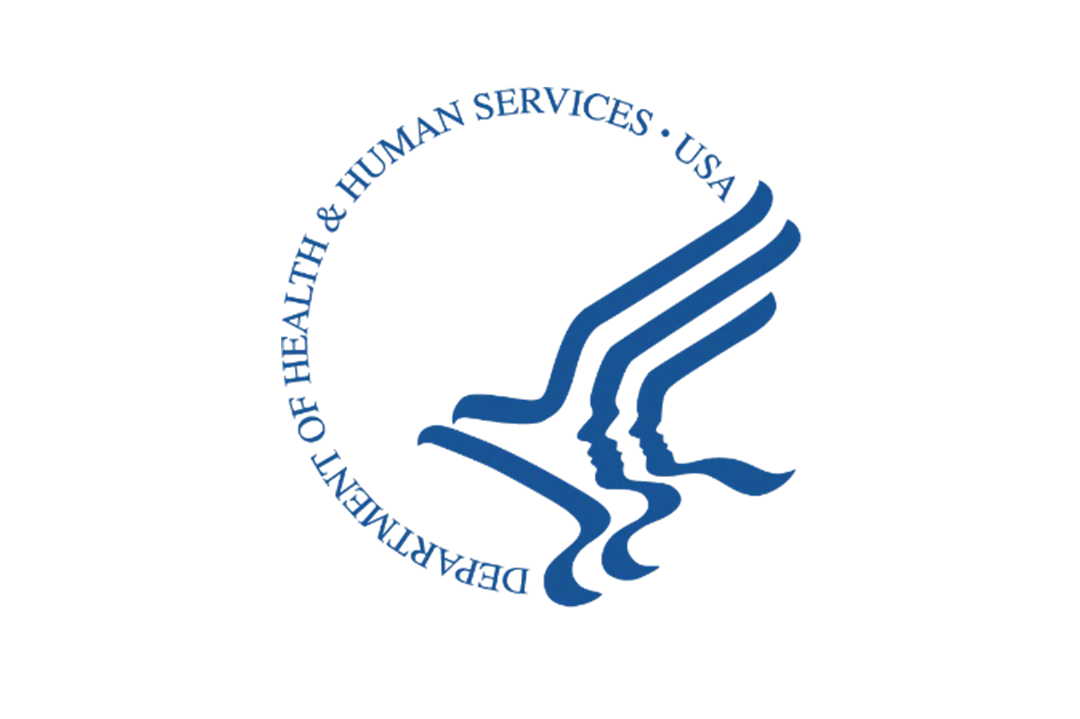 US Department of Health and Human Services logo with a blue bird